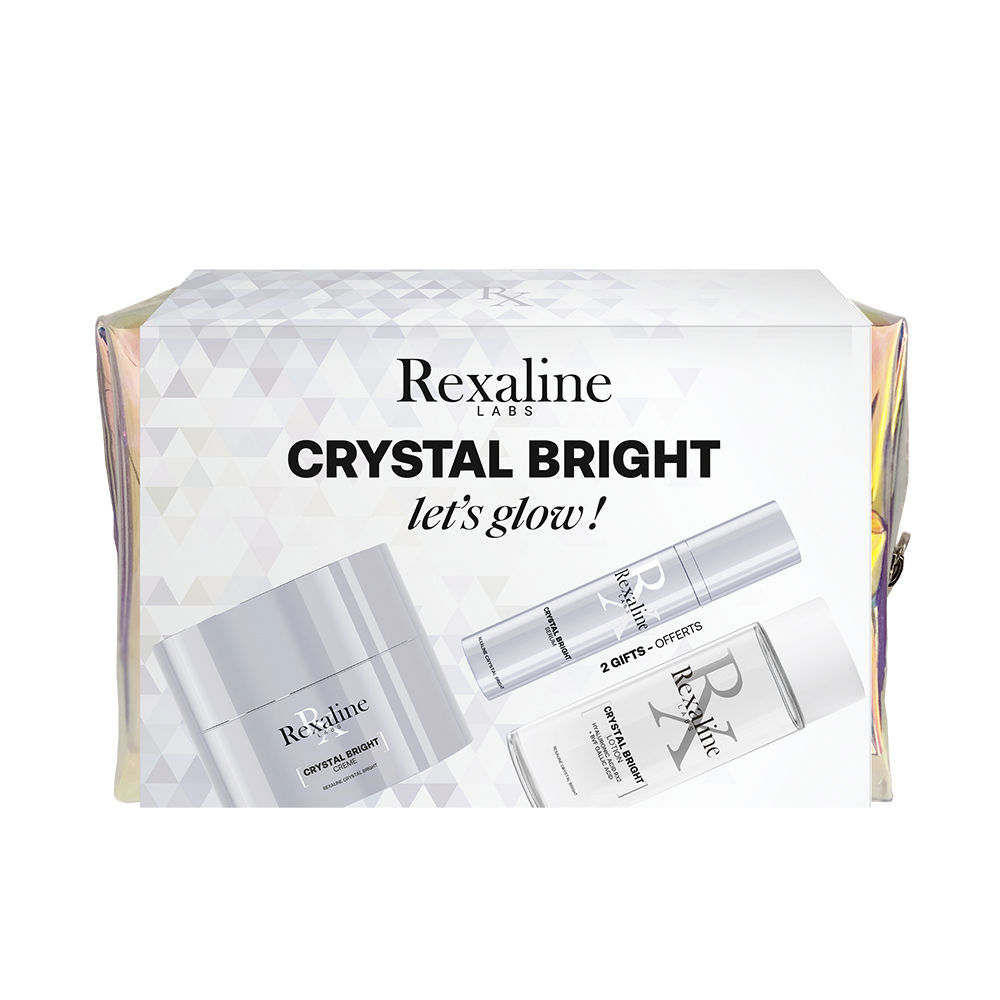 CRYSTAL BRIGHT CREMA ESTUCHE (Facial cream 50 ml + Facial lotion 50 ml + Facial serum 10 ml + Toiletry bag 1 unit)