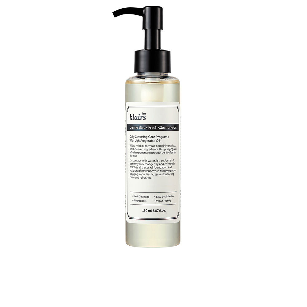 GENTLE BLACK fresh cleansing oil