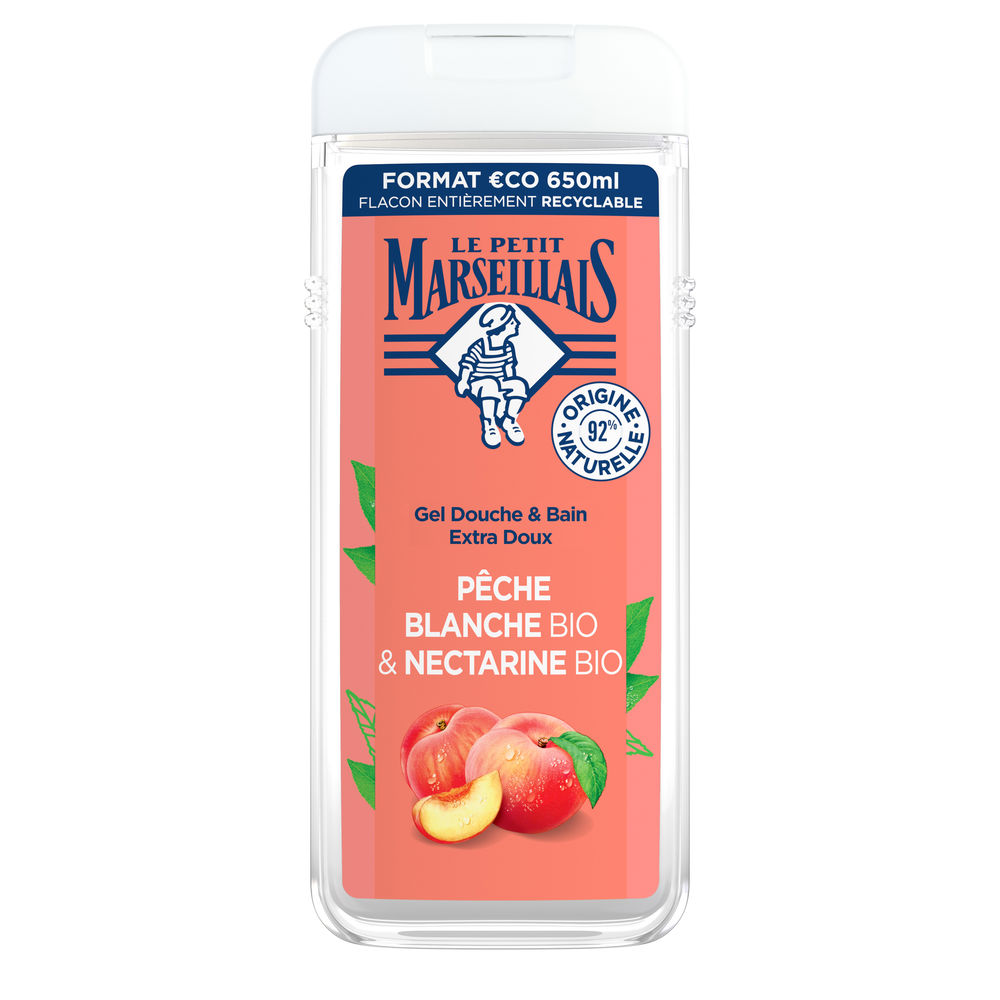 LE PETIT MARSEILLAIS peach and nectarine bath gel
