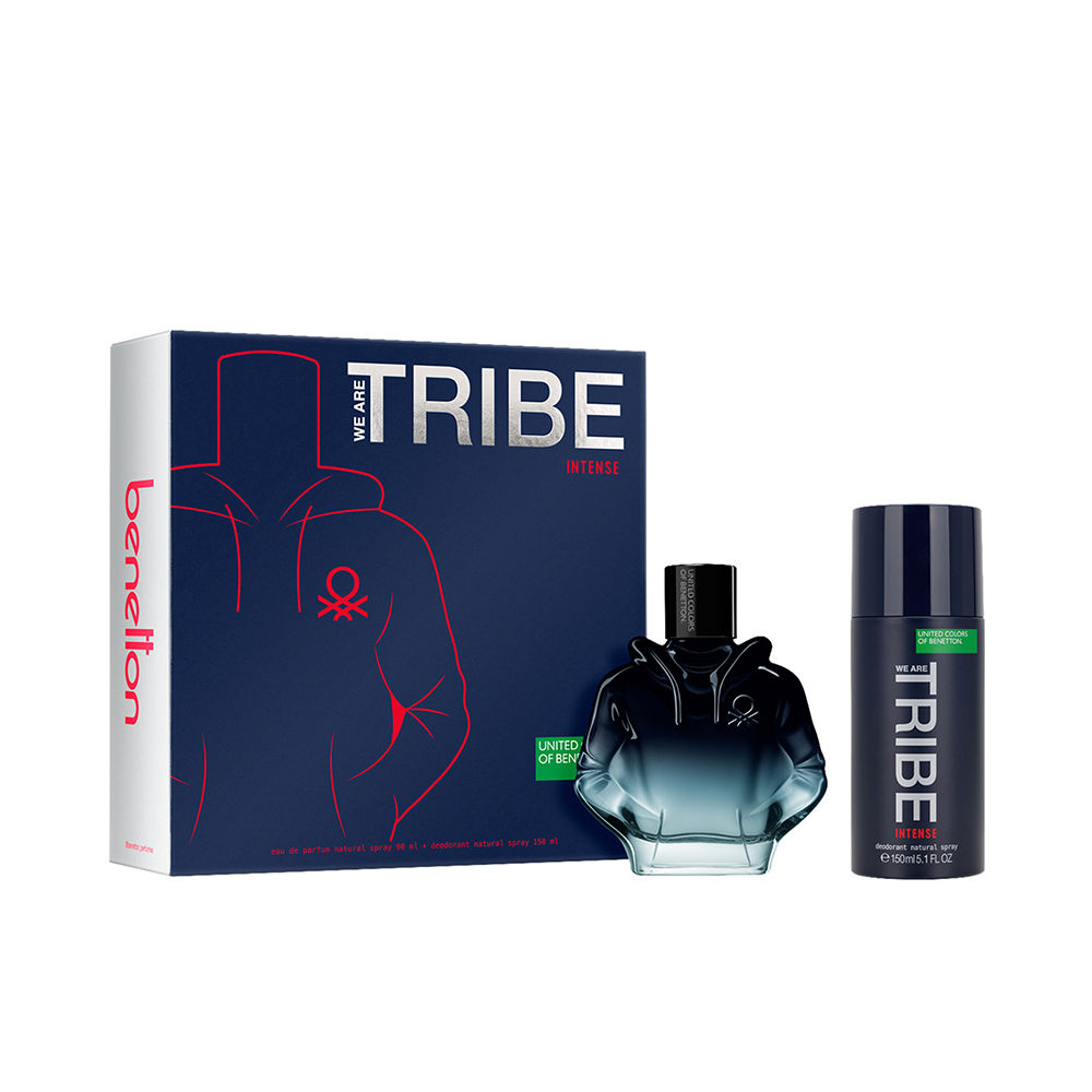 WE ARE TRIBE INTENSE MEN CASE 2 pcs (Eau de Parfum spray 90 ml + deodorant spray 150 ml)