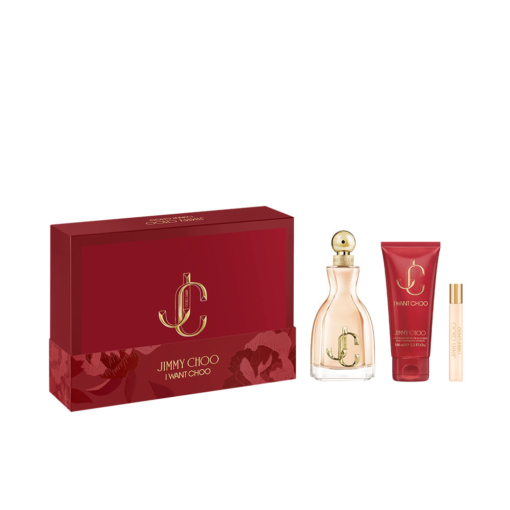 I WANT CHOO 3-piece case (Eau de Parfum spray 100 ml + Body Lotion 100 ml + Eau de Parfum spray 7.5 ml)
