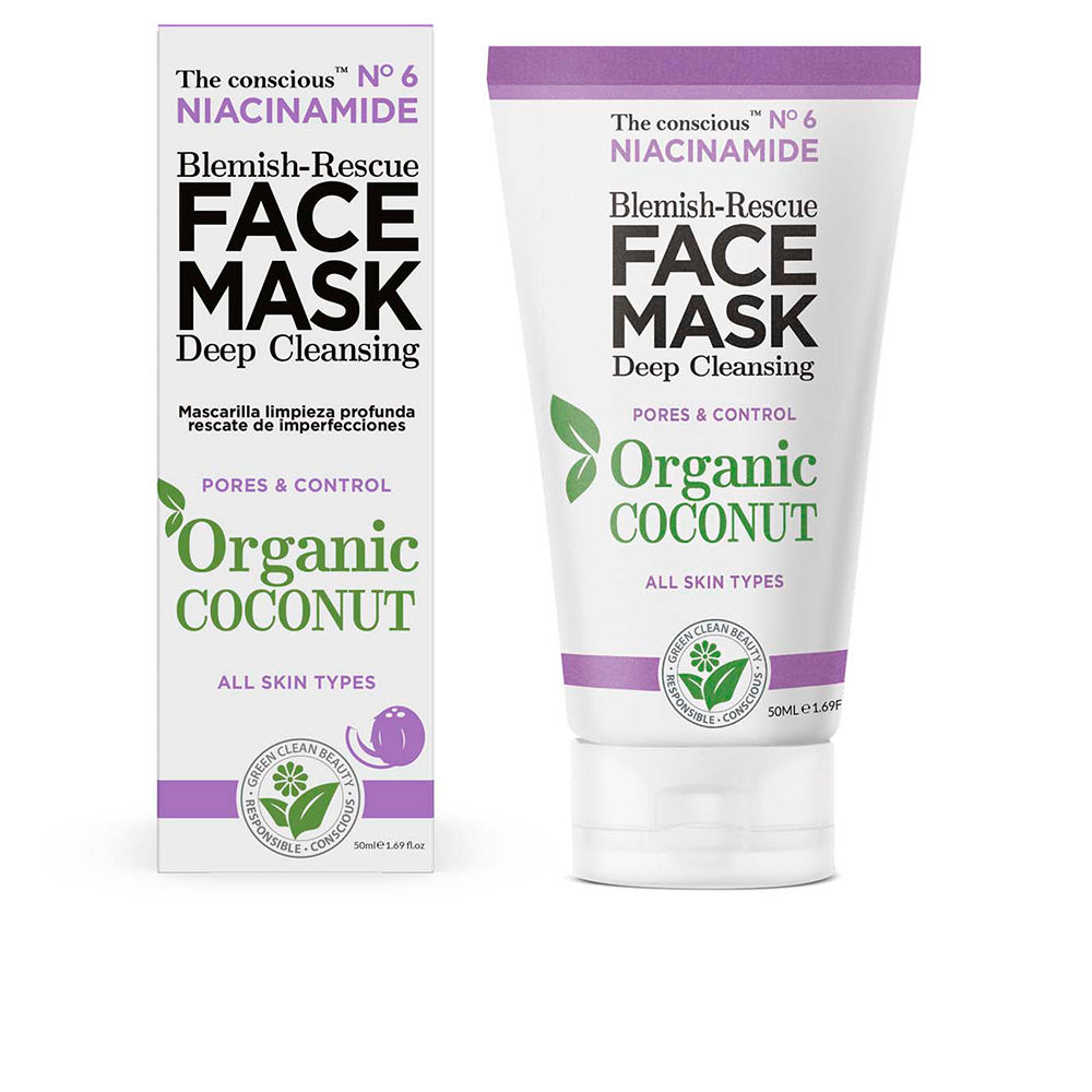 NIACINAMIDE blemish-rescue face mask organic coconut