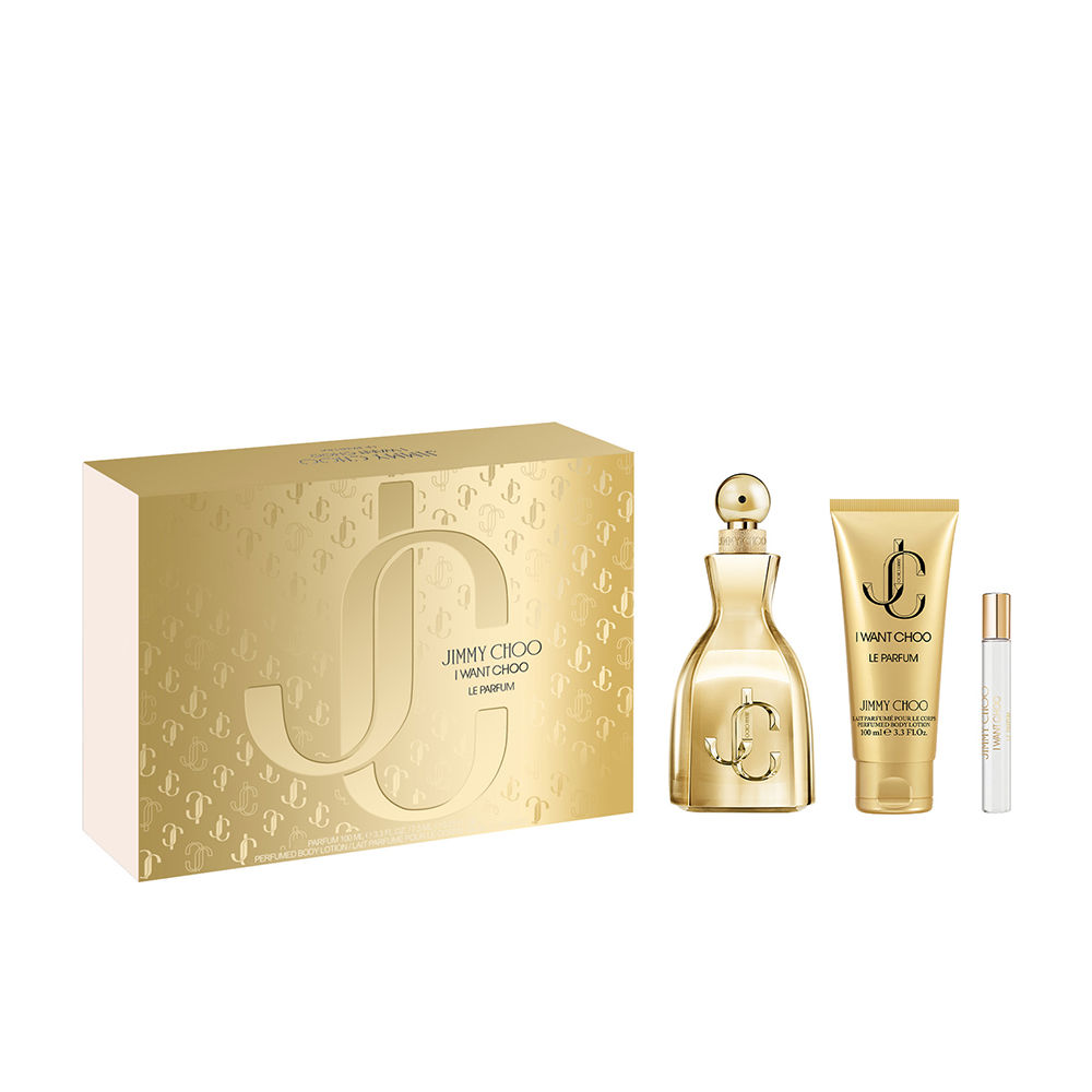 I WANT CHOO LE PARFUM CASE 3 pcs (Eau de Parfum spray 100ml + Body lotion 100ml + Eau de Parfum spray 7.5ml)