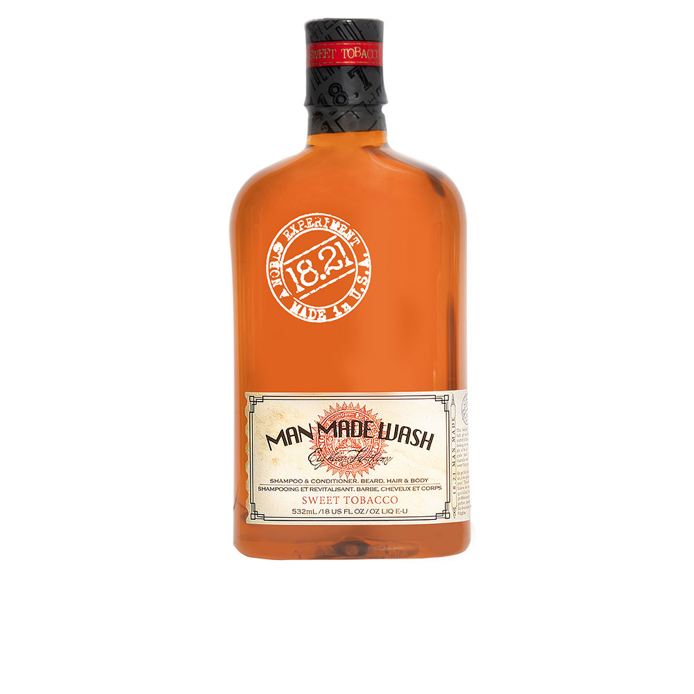 MAN MADE WASH shampoo gel 3 in 1 sweet tobacco