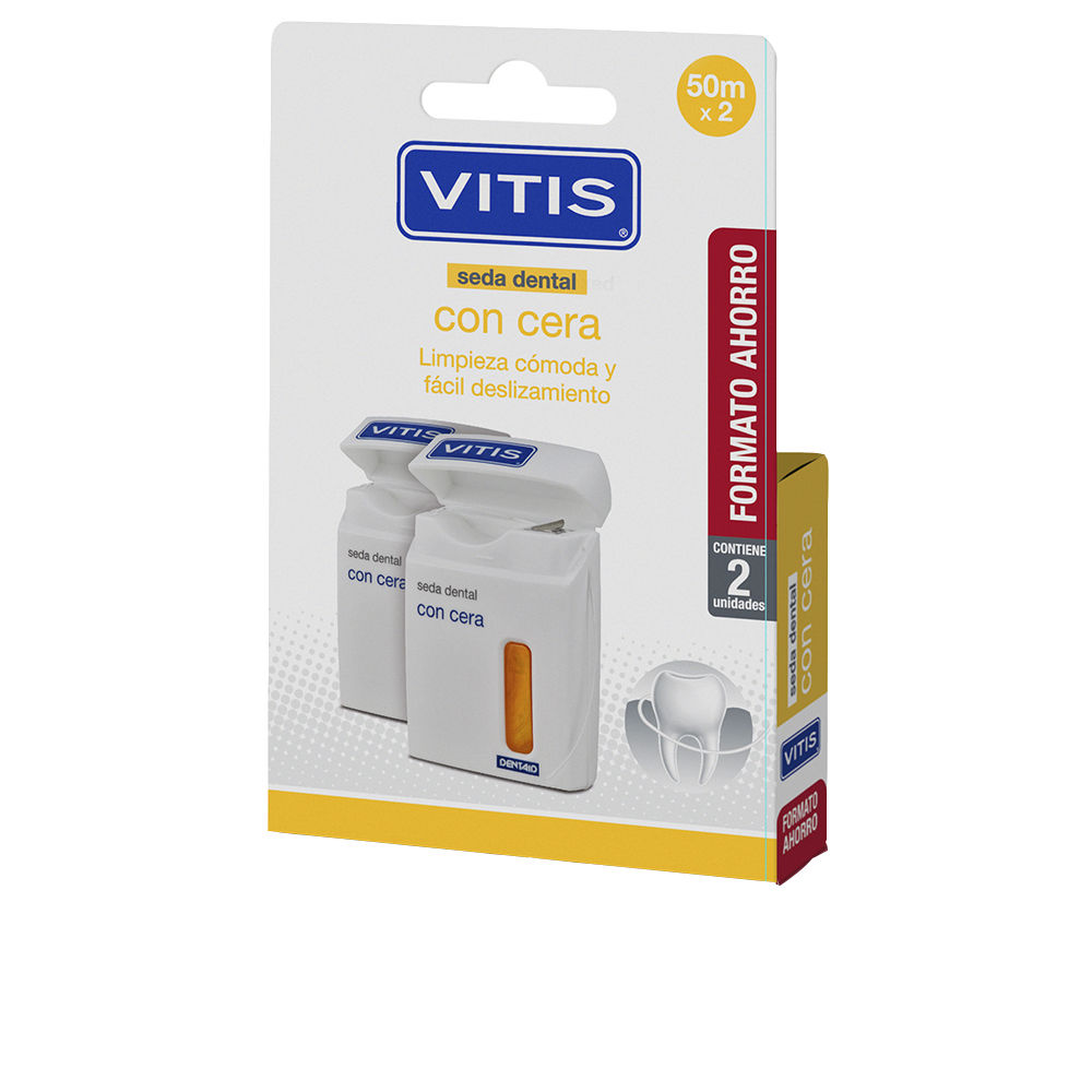 VITIS dental floss with wax duo 2 units (Dental floss with wax 2 units)