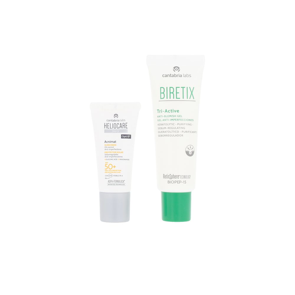 BIRETIX TRI-ACTIVE 2-pack (Anti-blemish gel 50 ml + Sunscreen SPF50+ 1 unit)