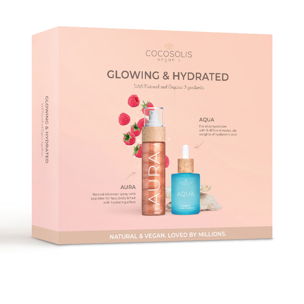 GLOWING & HYDRATED CASE 2 pcs (AURA Peptide Shimmer Spray 100 ml + AQUA Filler-Effect Hyaluron Supreme 50 ml)