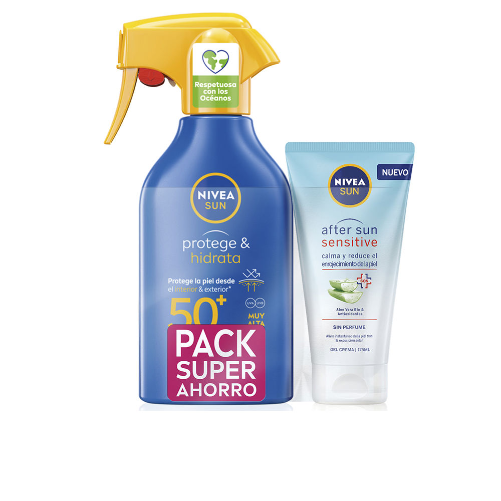 SUN PROTECT&HYDRATE GUN SPF50 270 ML PACK 2 pcs (SUN PROTECT&HYDRATE spray SPF50 270 ml + after sun sensitive balm 175 ml)