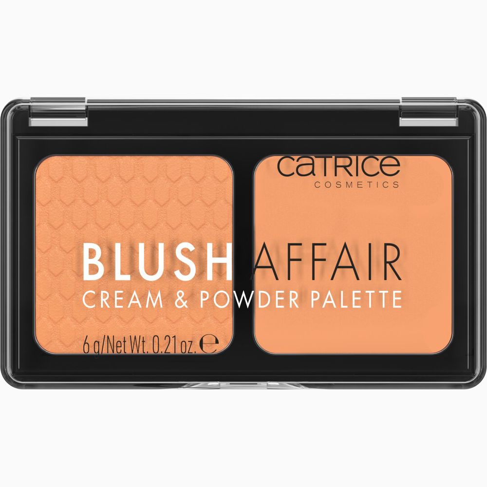 BLUSH AFFAIR blush palette in powder and cream