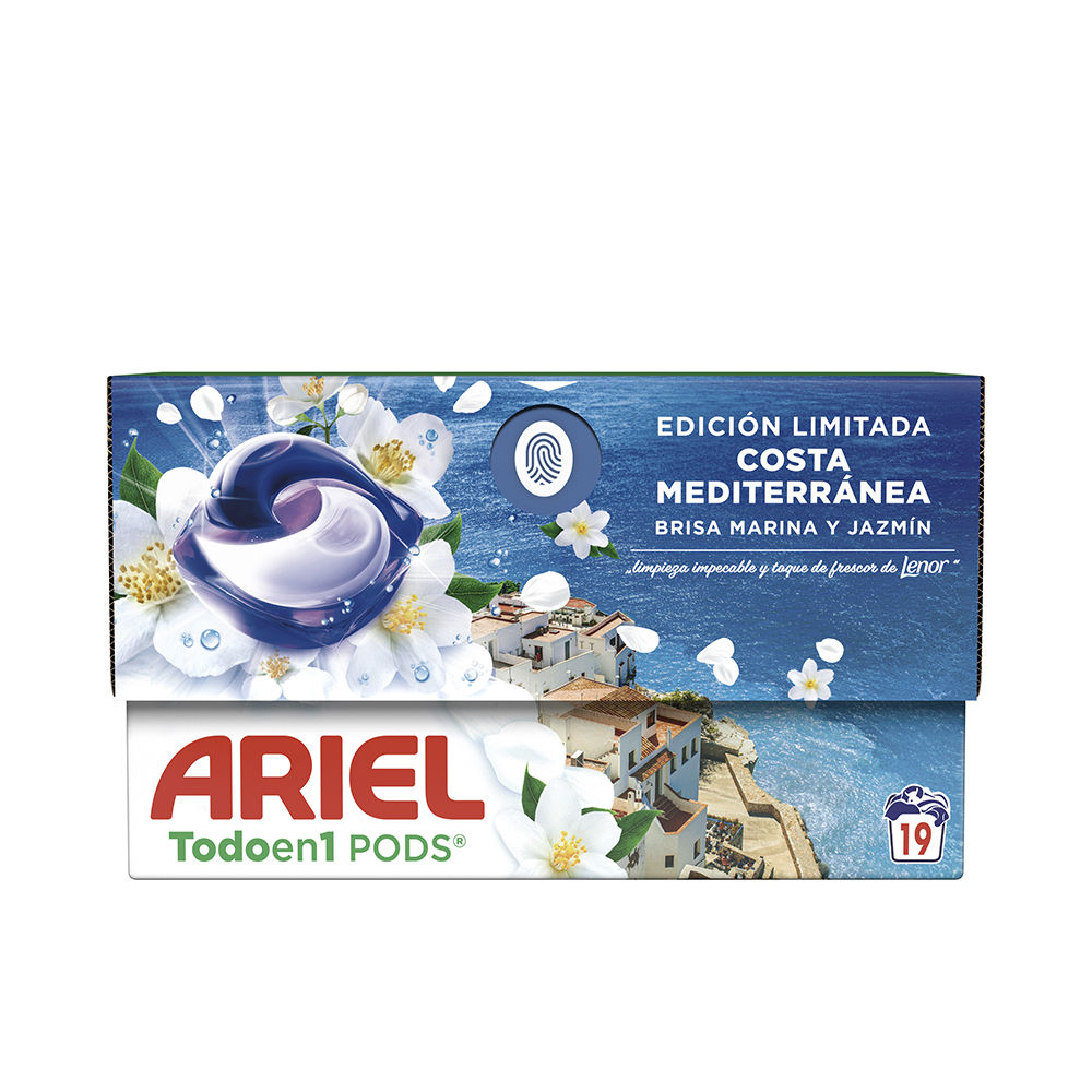 ARIEL PODS COSTA MEDITERRANEA detergent 19 capsules