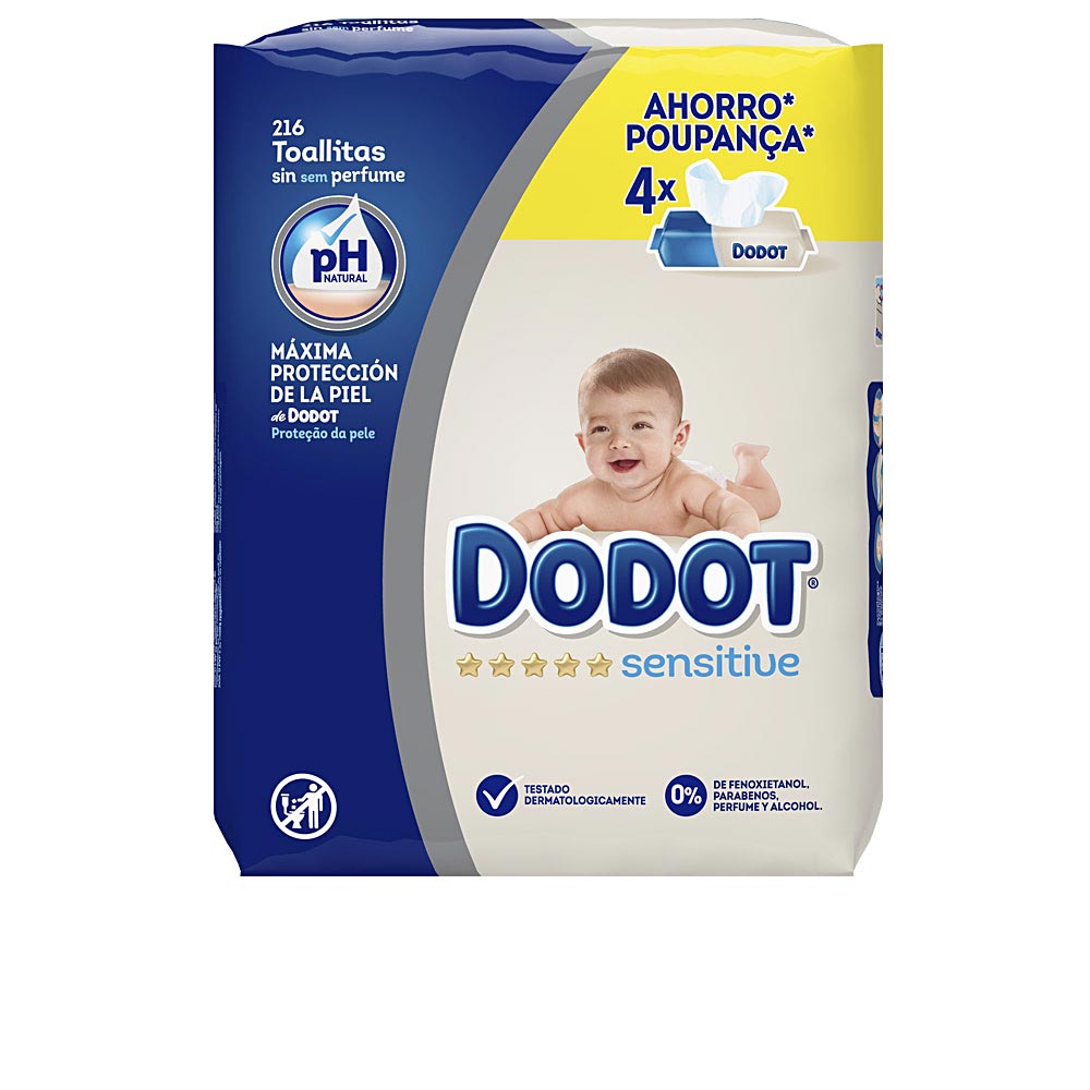 DODOT SENSITIVE PH natural toallitas húmedas