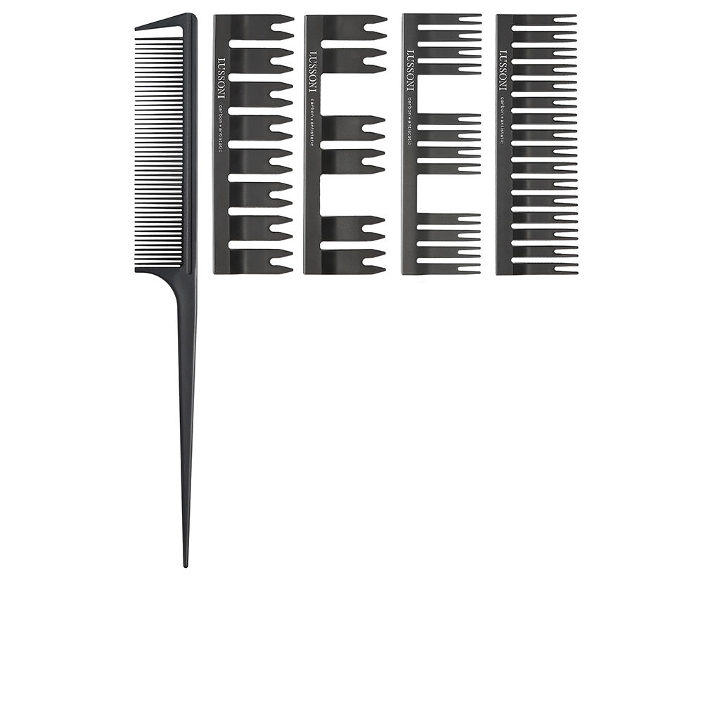 LUSSONI SET OF COMBS 500 LOT (Comb #500 + 4 heads for balayage and highlights)