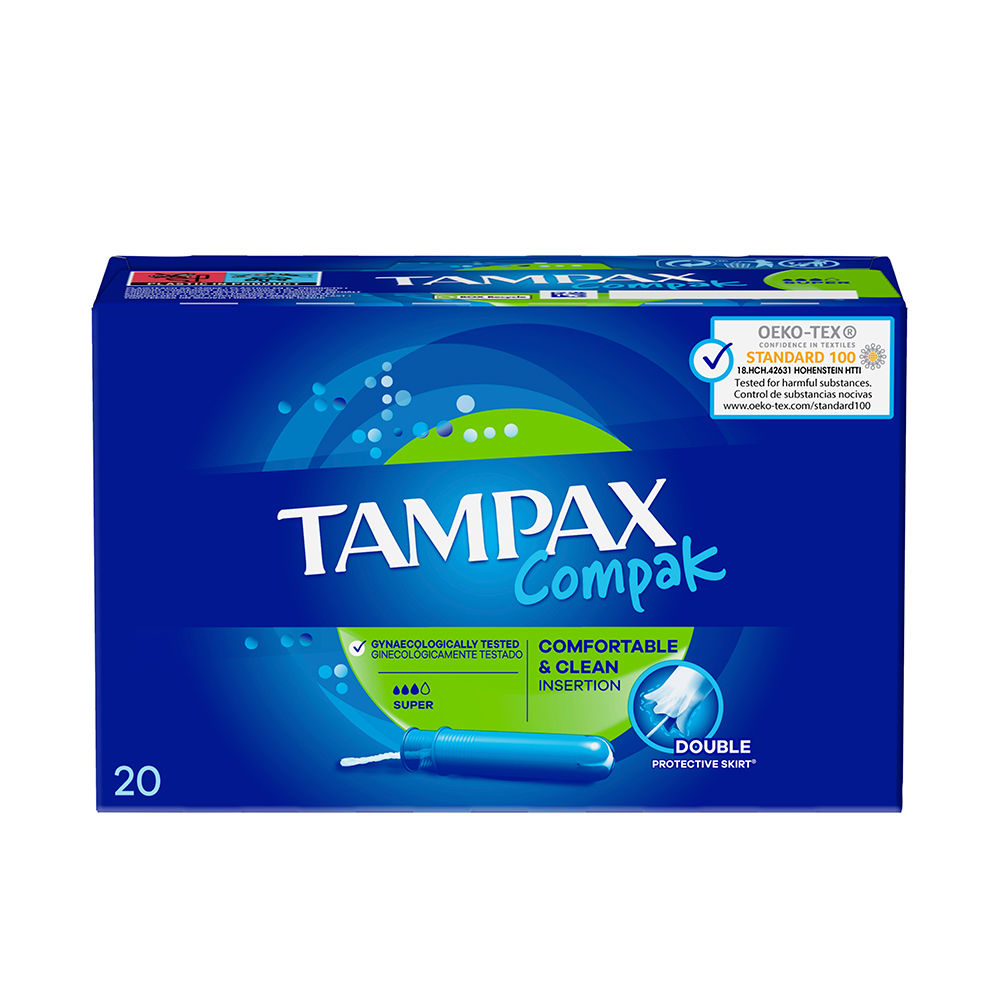 TAMPAX COMPAK tampón super