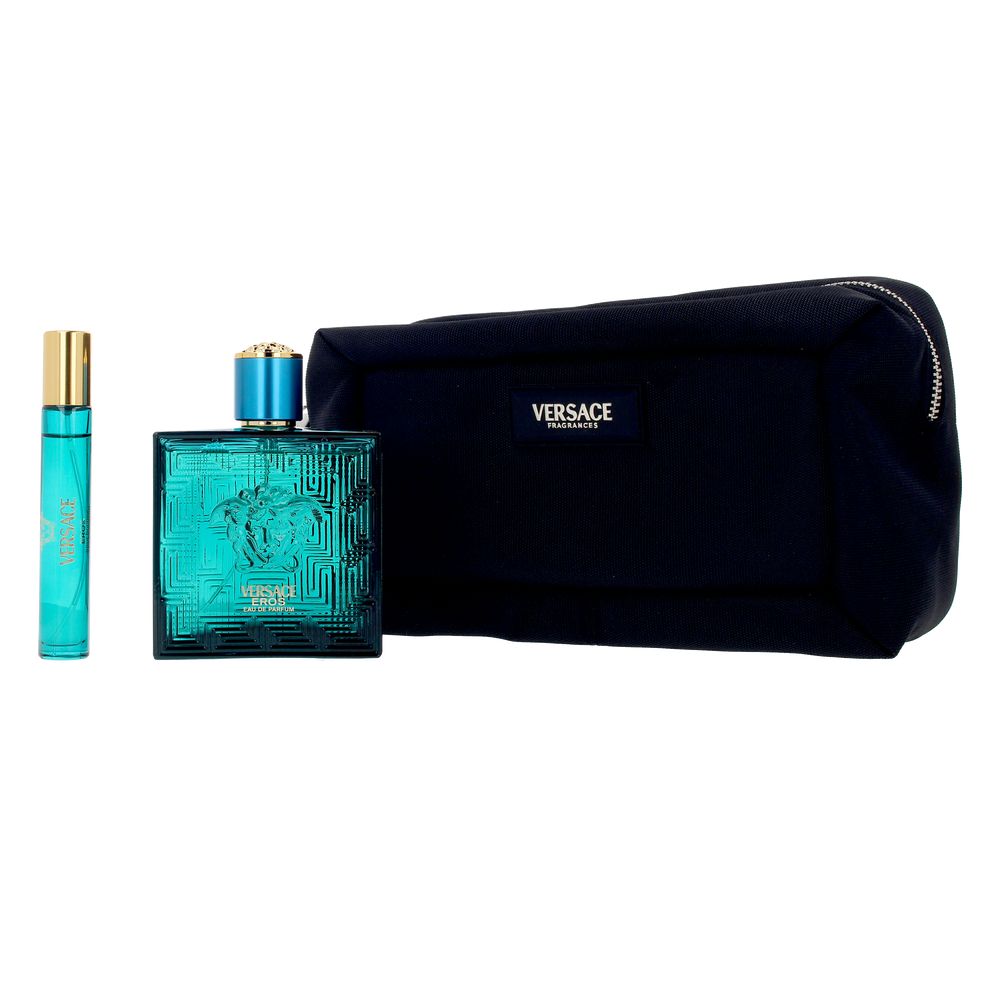 EROS 3-piece case (Eau de Parfum spray 100 ml + Eau de Parfum spray 10 ml + Toiletry bag)