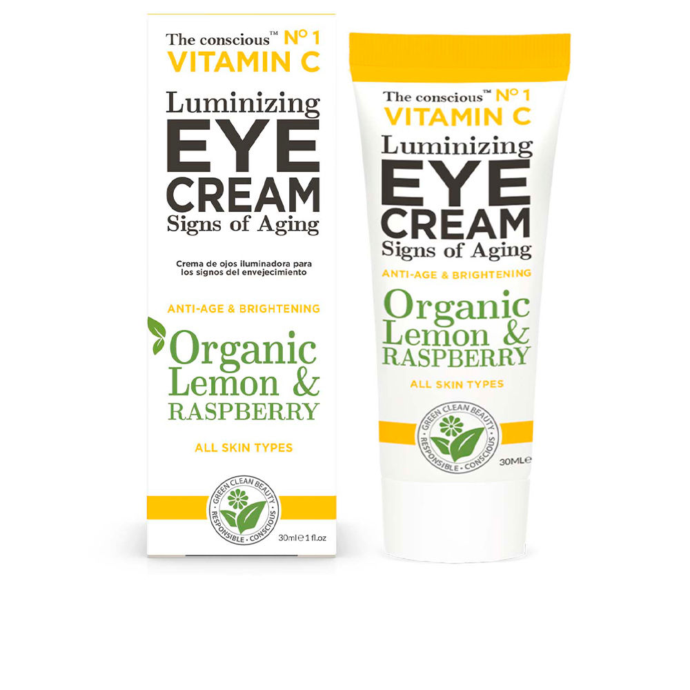 VITAMIN C luminizing eye cream organic lemon & raspberry