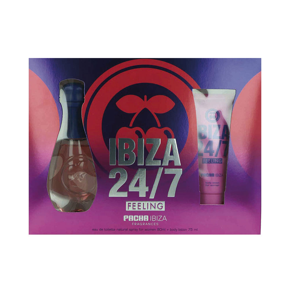 PACHA IBIZA FEELING LOT 2 pcs (Eau de Toilette spray 80 ml + body lotion 75 ml)