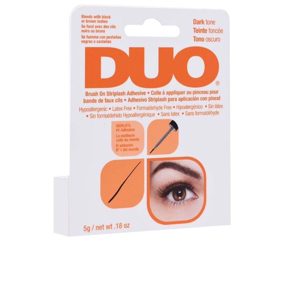 ARDELL DUO BRUSH STRIPLASH ADHESIVE DARK eyelash adhesive strip brush