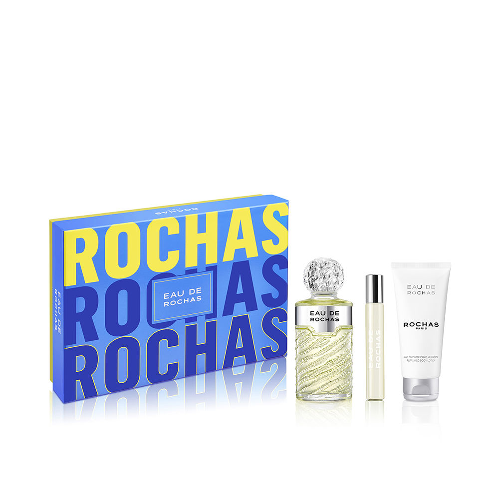EAU DE ROCHAS CASE 3 pcs (Eau de Toilette spray 100 ml + Body lotion 100 ml + Eau de Toilette spray 20 ml)