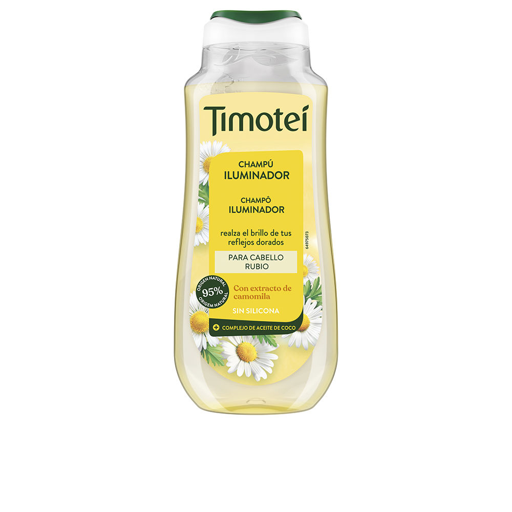 TIMOTEI shampoo with chamomile extract enhances shine for blonde hair