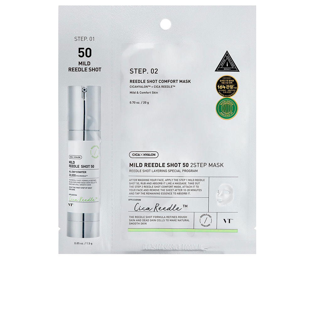 VT REEDLE SHOT 50 2-STEP microneedling mask