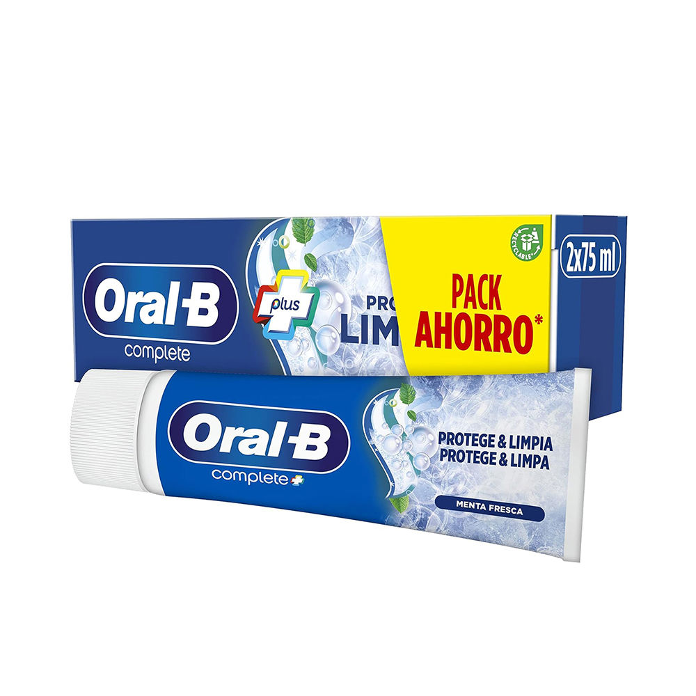 COMPLETE PLUS dentífrico protege & limpia pack (2 toothpastes x 75 ml)