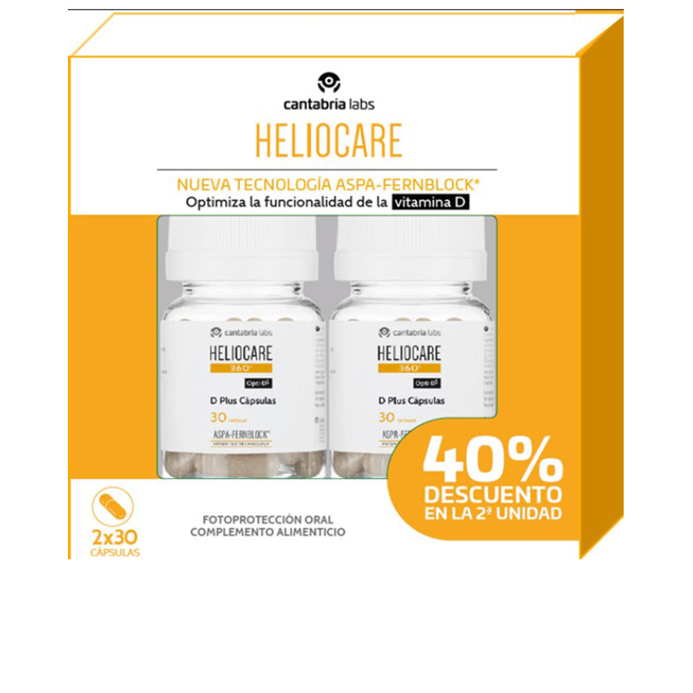 HELIOCARE 360° D PLUS oral capsules pack (2 x 30 units)