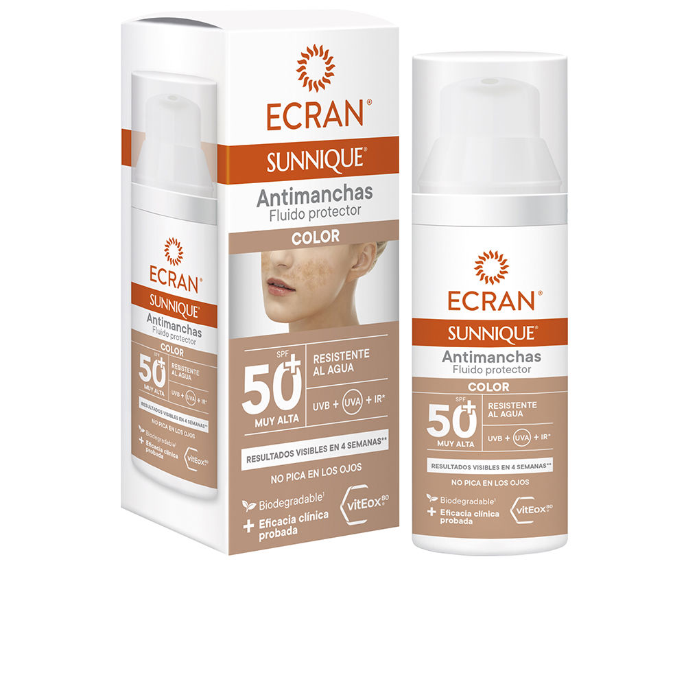 ECRAN SUNNIQUE anti-stain facial color SPF50+