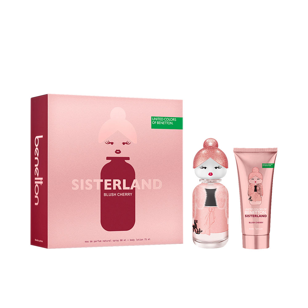 SISTERLAND BLUSH CHERRY CASE 2 pcs (Eau de Parfum spray 80ml + Perfumed body lotion 75ml)