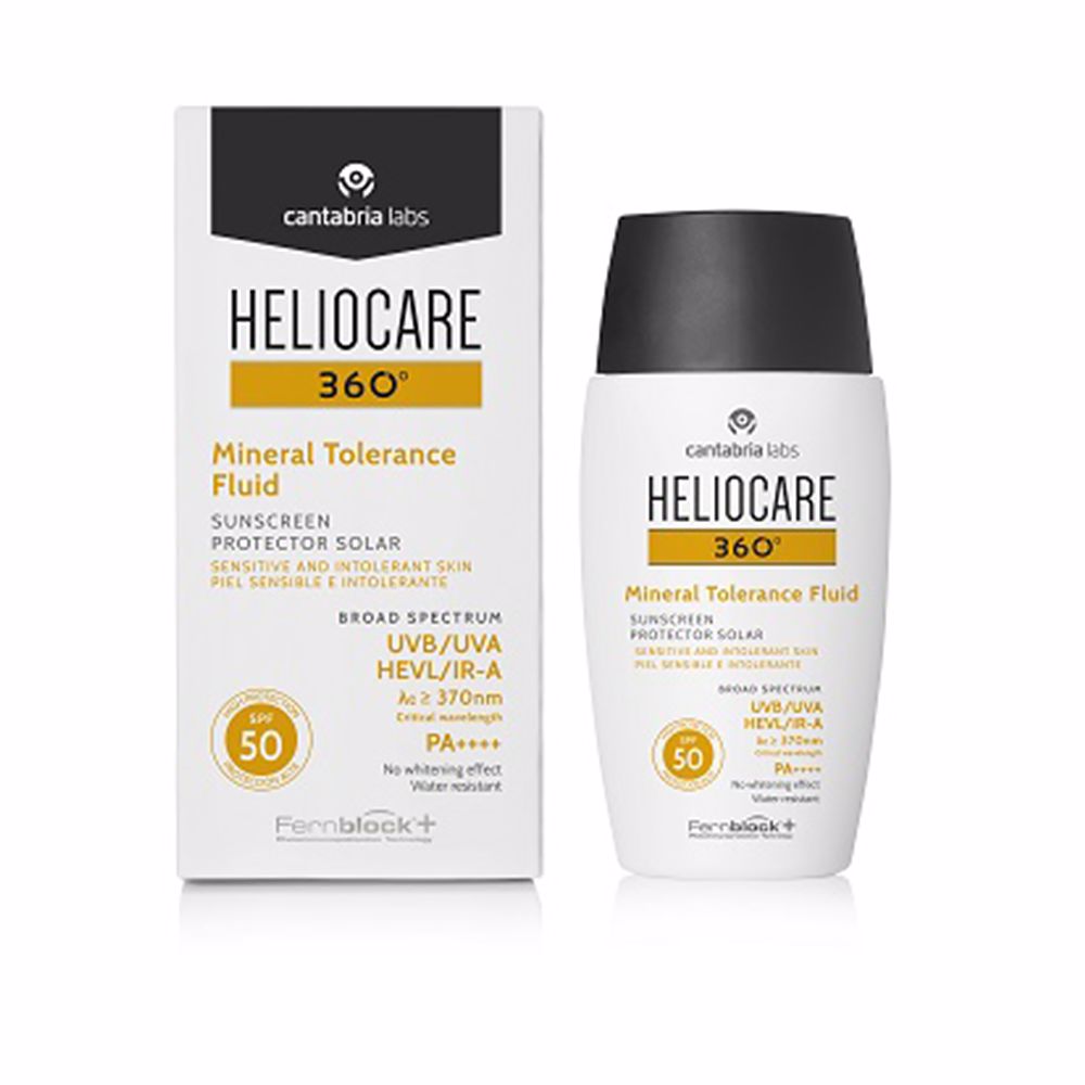 HELIOCARE 360° fluid sunscreen mineral tolerance SPF50