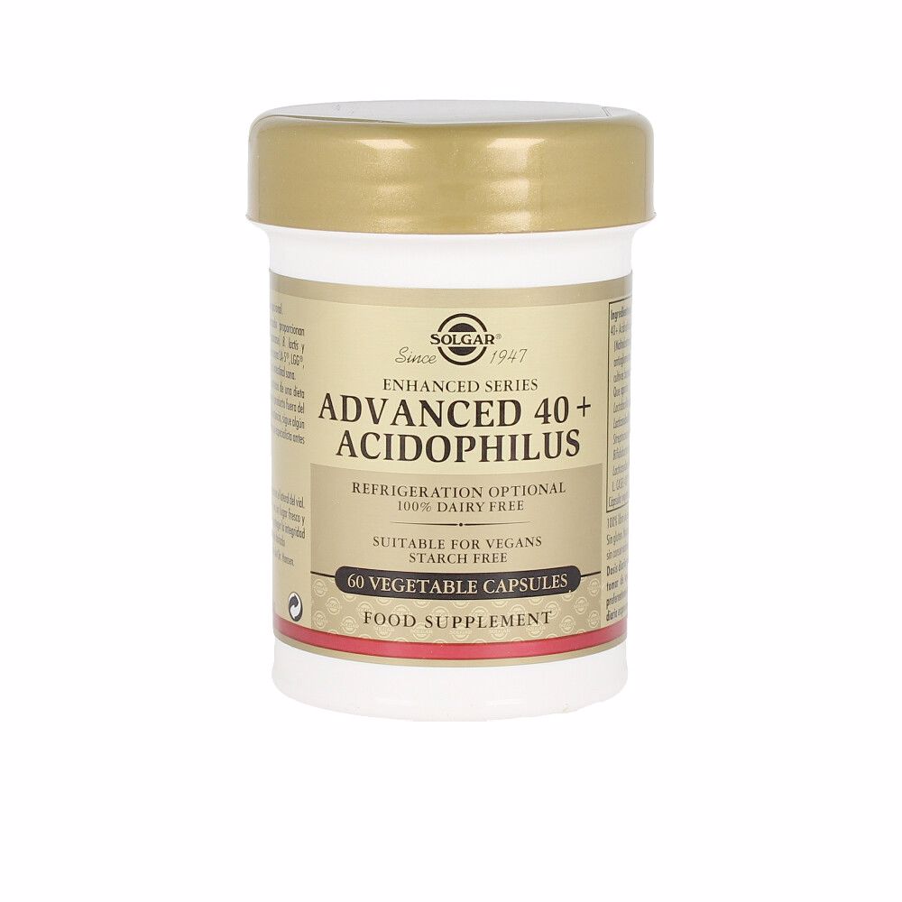 40 PLUS ACIDOPHILUS AVANZADO cápsulas vegetales