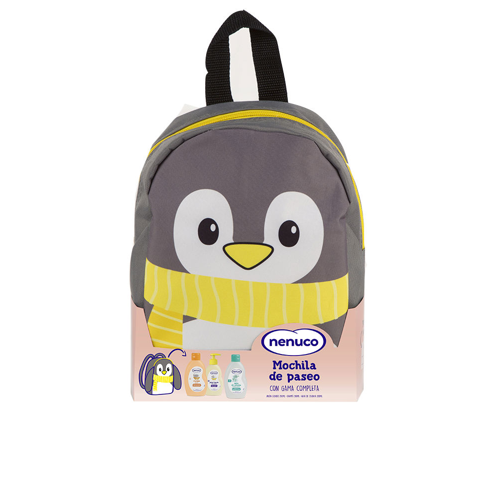 PENGUIN BACKPACK CASE 4 pcs (200 ml cologne + 200 ml shampoo + 200 ml ultra-gentle soap + backpack)