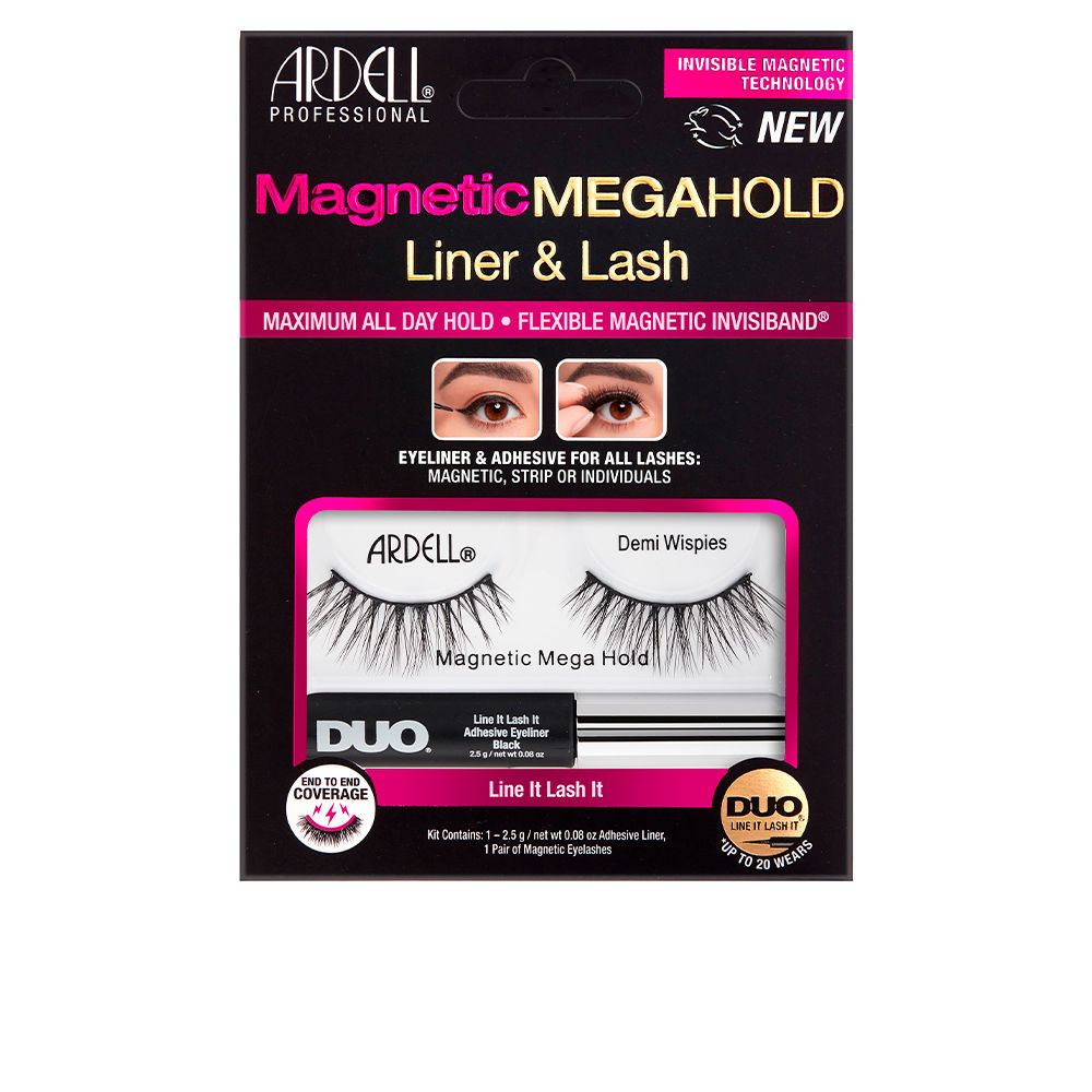 MAGNETIC MEGAHOLD DEMI WISPIES LINER & LASH pestañas