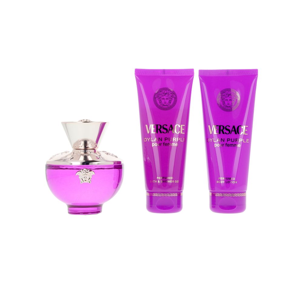 DYLAN PURPLE CASE 4 pcs (Eau de Parfum spray 100 ml + Shower Gel 100 ml + Body Lotion 100 ml + Case)