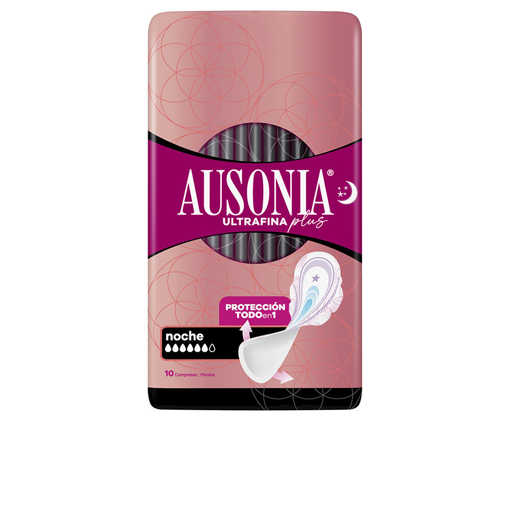AUSONIA ULTRAFINA PLUS compresas noche alas
