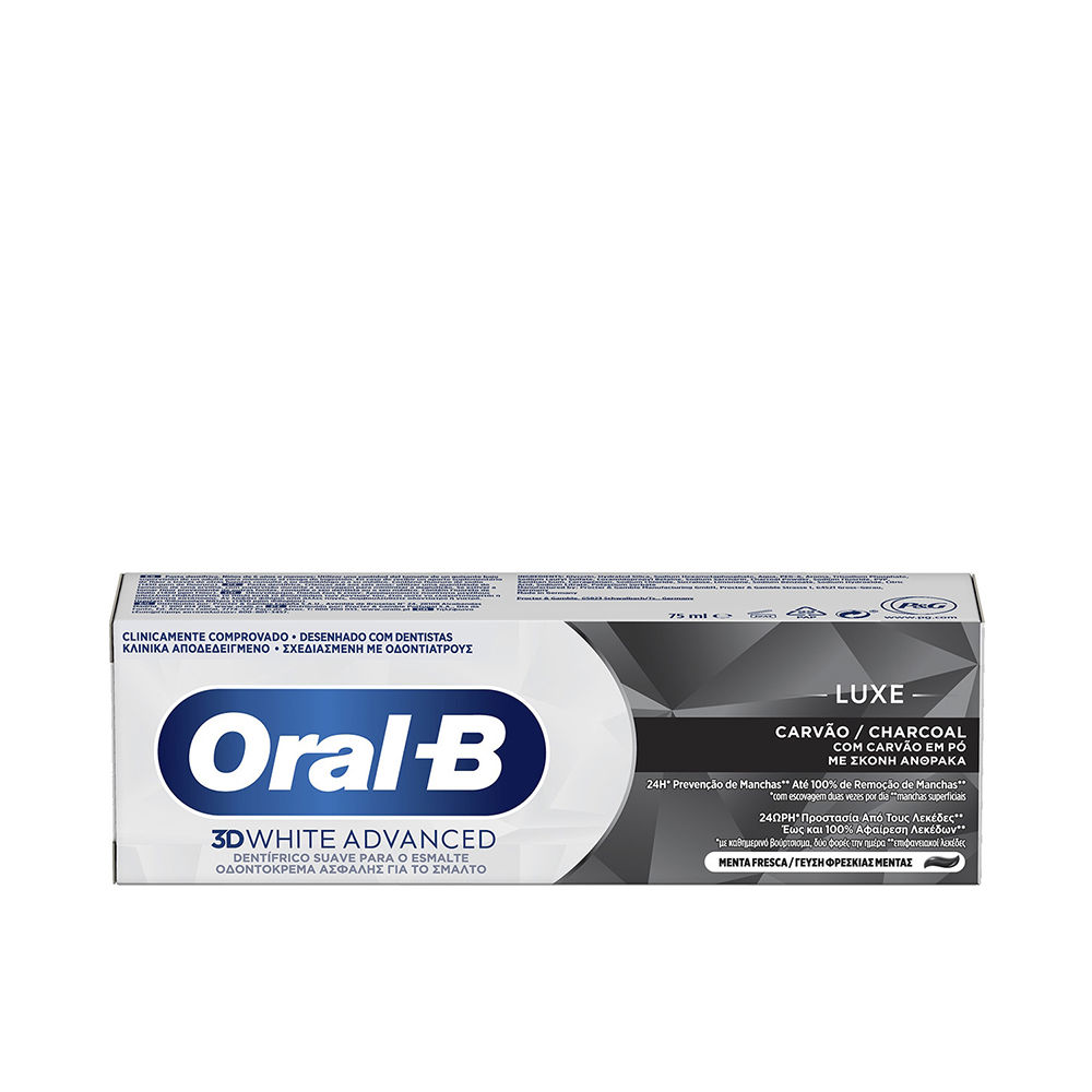 3D WHITE LUXE charcoal toothpaste