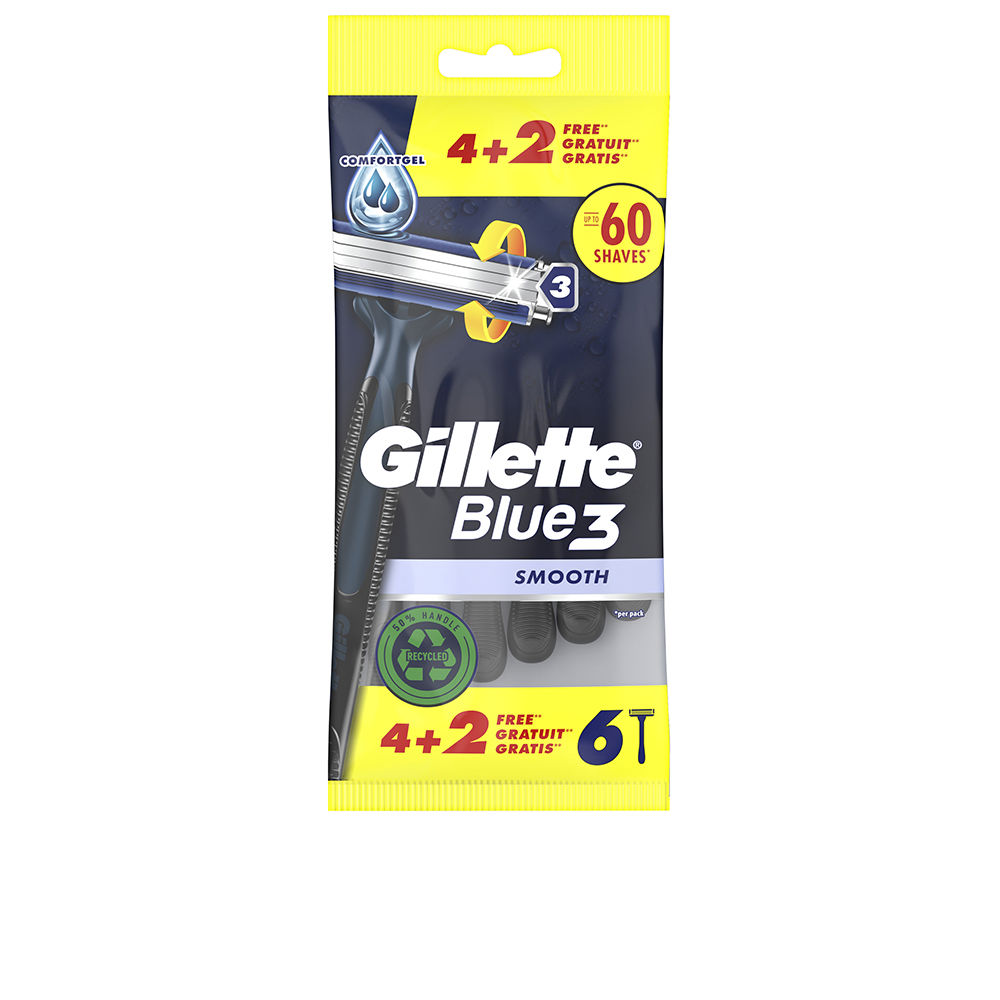 GILLETTE BLUE 3 disposable razor blades 6 units