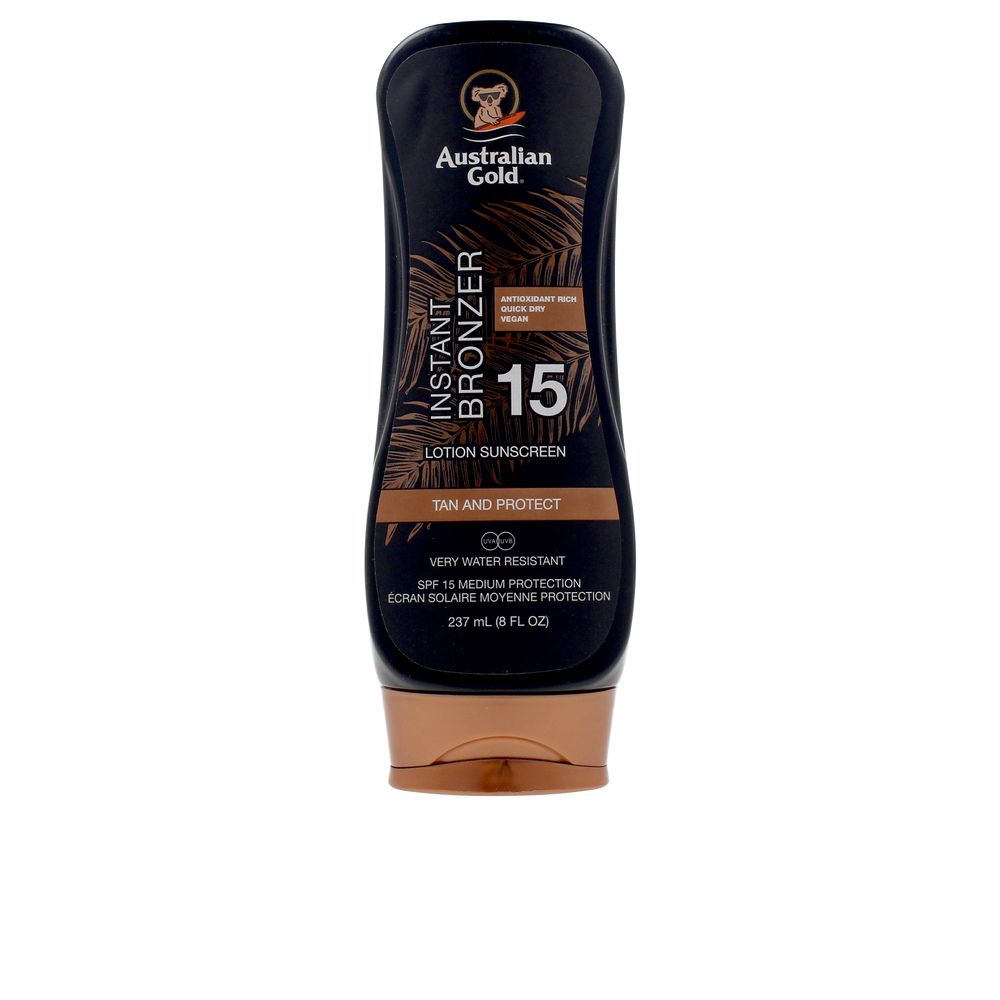 SUNSCREEN SPF15 lotion with bronzer