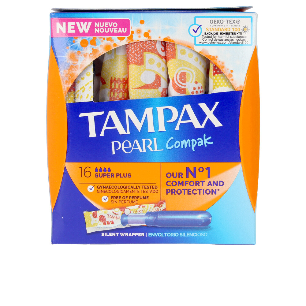TAMPAX PEARL COMPAK tampón super plus