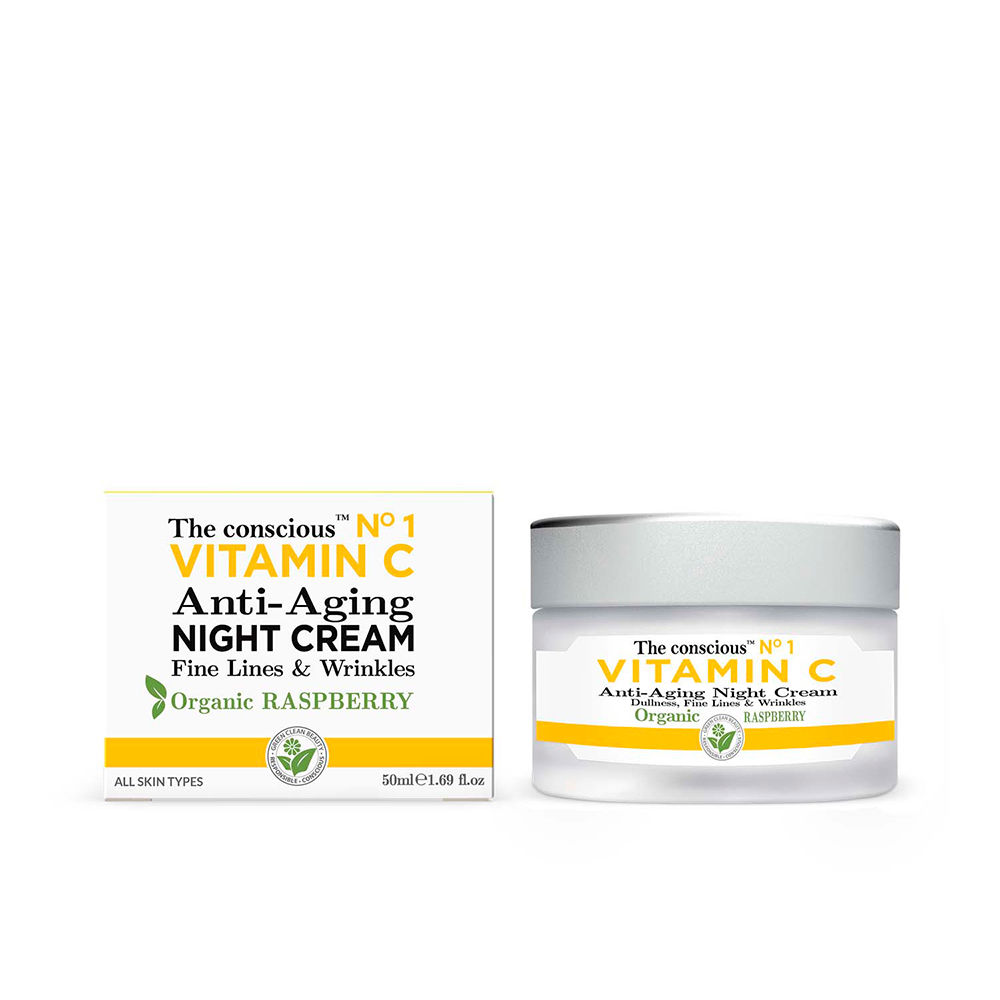 VITAMIN C anti-aging night cream organic raspberry