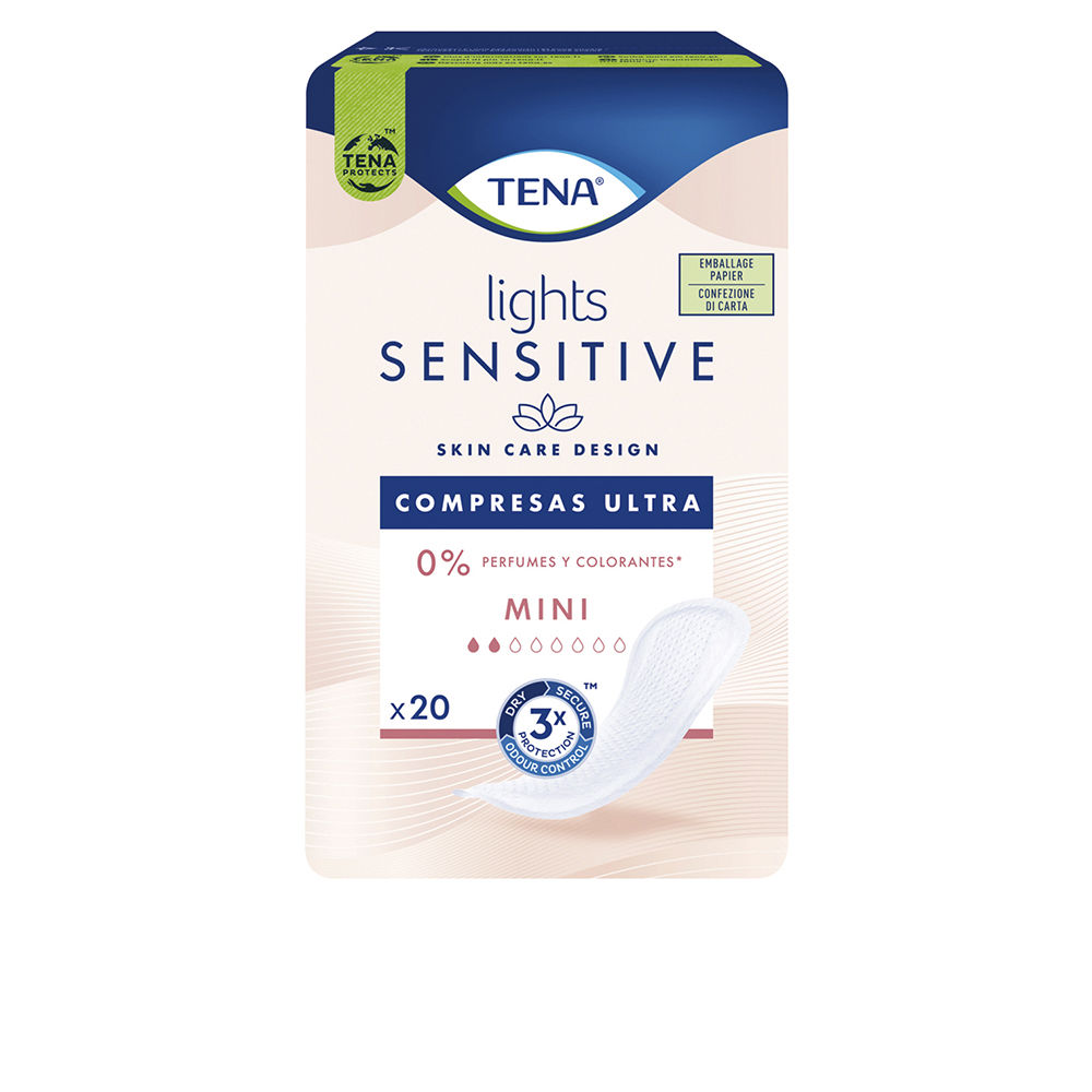 TENA LIGHTS ultra sensitive mini compresses