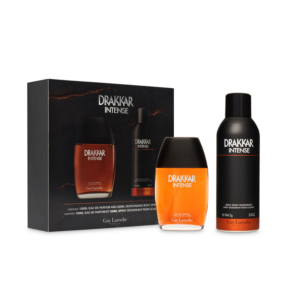 DRAKKAR INTENSE CASE 2 pcs (Eau de Parfum spray 100 ml + deo vapo 200 ml)