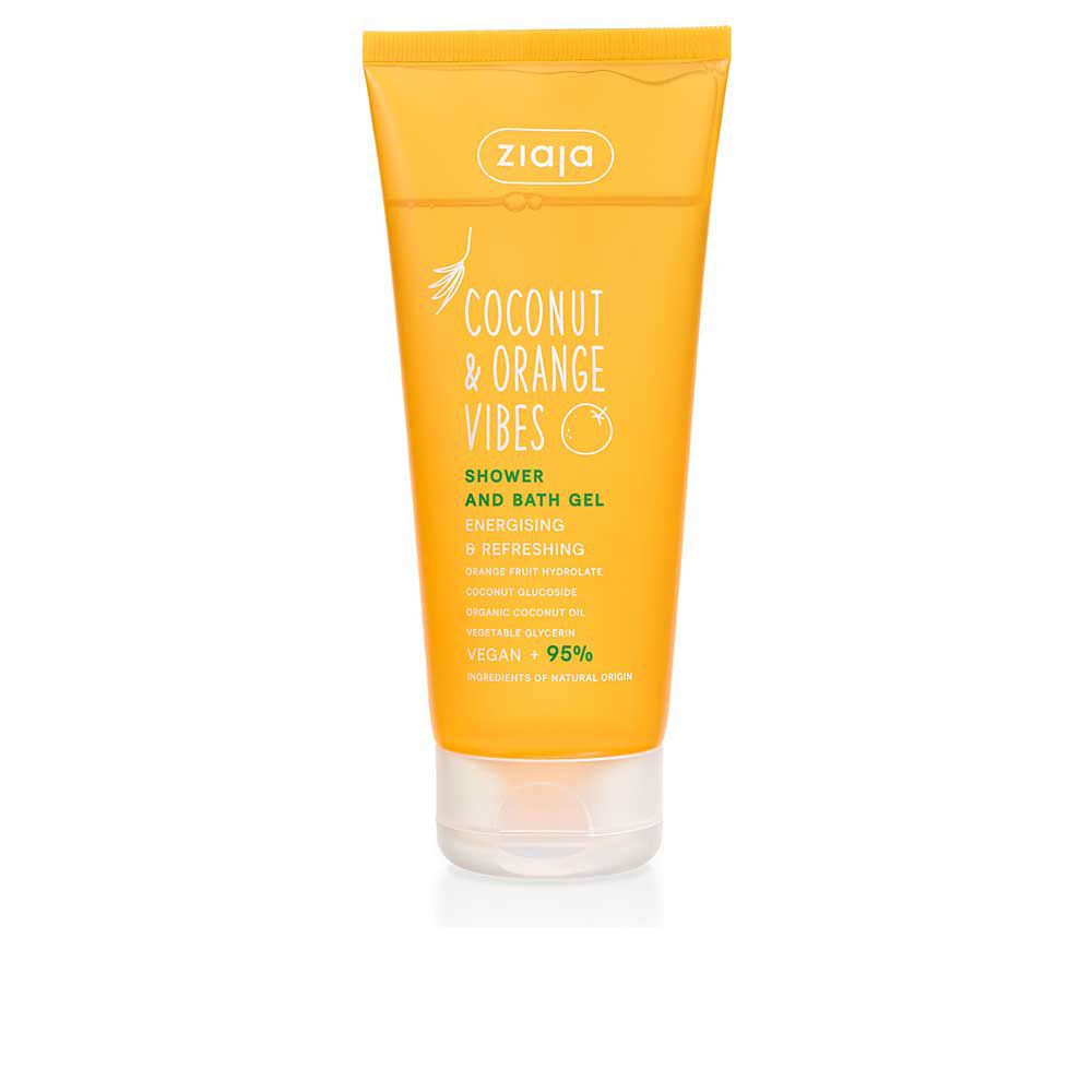 COCONUT & ORANGE VIBES energizing and refreshing bath and shower gel