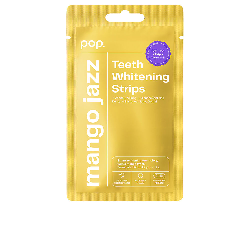 POP. Mango Flavored Whitening Strips 7 Units