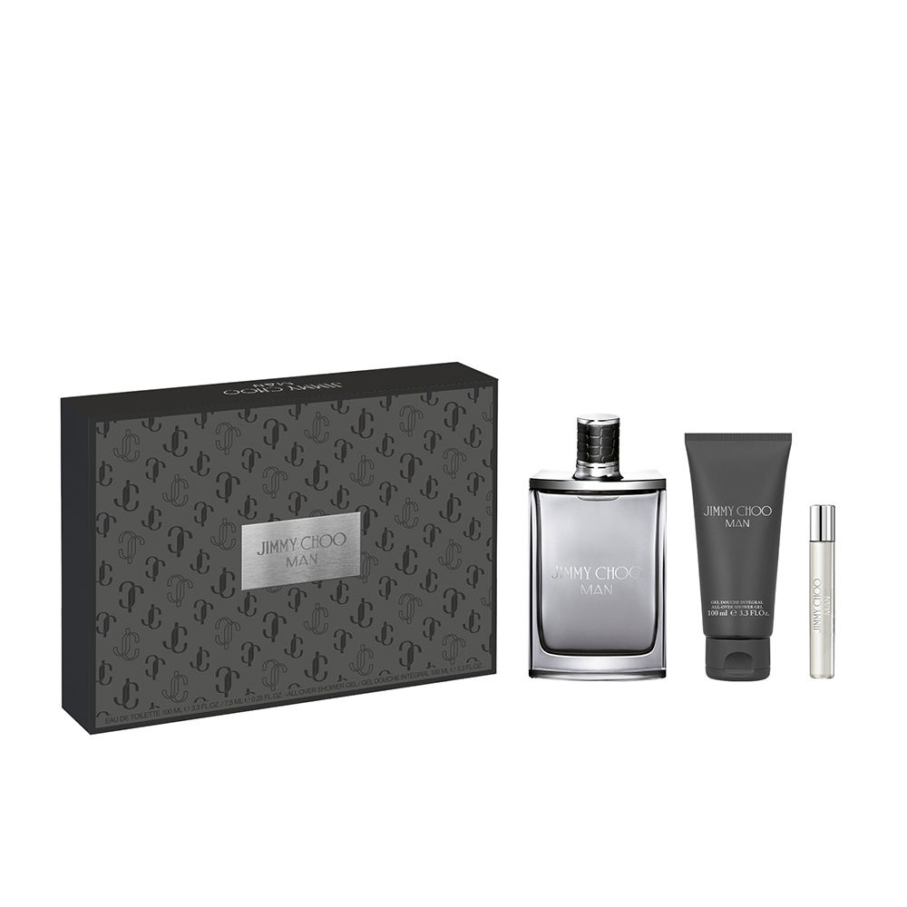 JIMMY CHOO MAN 3-piece set (Eau de Toilette spray 100ml + Eau de Toilette spray 7.5ml + Shower gel 100ml)