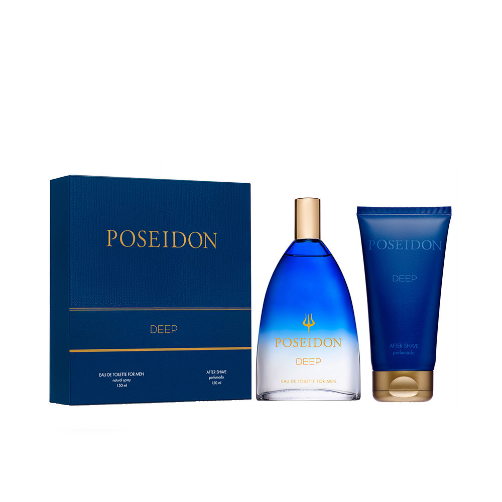 POSEIDON DEEP MEN set (Eau de Toilette spray 150 ml + aftershave 150 ml)